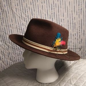 Borsalino wide brim fedora, 7 1/4-58cm, Swanky